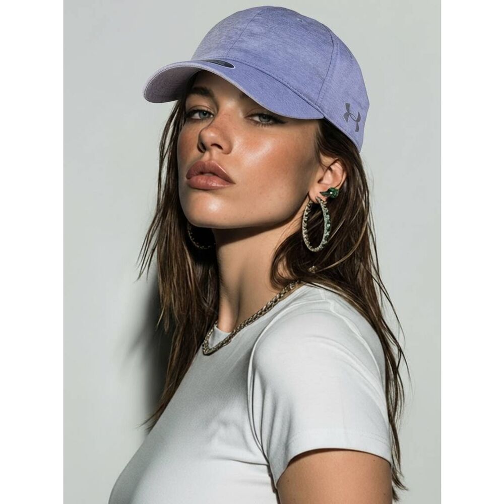 🔹️NWT Under Armour Heathered Gray Play Up Fitness Hat One Size